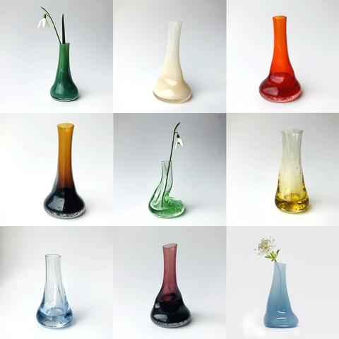 DROP VASES ~ D030 ~ ALL COLOUR VARIANTS