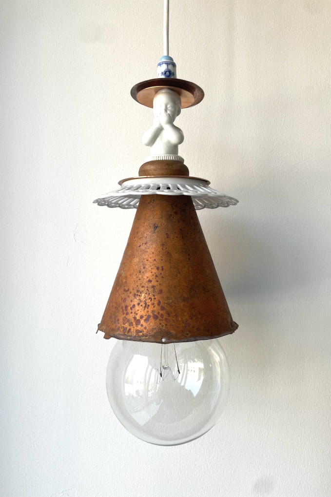 UPCYCLING LIGHT DELUXE ~ L157 ~ Dressed in copper