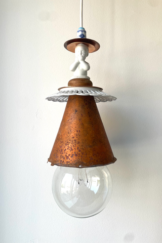 UPCYCLING LIGHT DELUXE ~ L157 ~ Dressed in copper