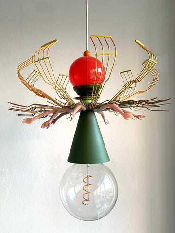UPCYCLING LIGHT DELUXE ~ L166 ~ Of Being and Becoming ~ Becomming a flower