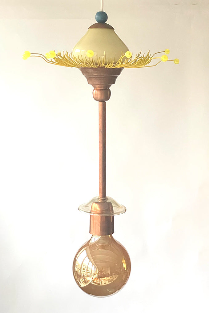 UPCYCLING LIGHT DELUXE ~ L165 ~ Of Being and Becoming ~ Golden flower