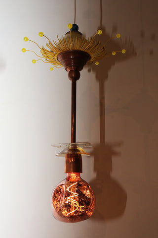 UPCYCLING LIGHT DELUXE ~ L165 ~ Of Being and Becoming ~ Golden flower